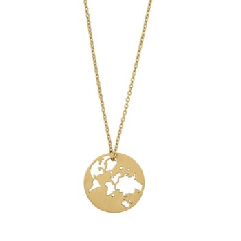 byBiehl Beautiful World Halskæde Forgyldt Sølv 3-1601-GP-45