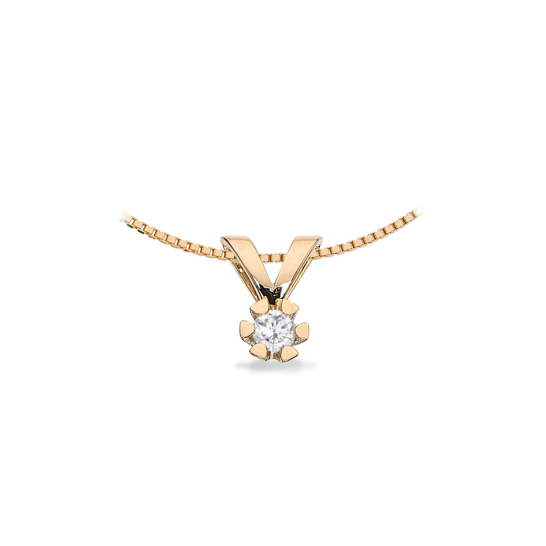 Scrouples Vida diamant vedhæng 0,05 ct 8 kt guld 2813,05