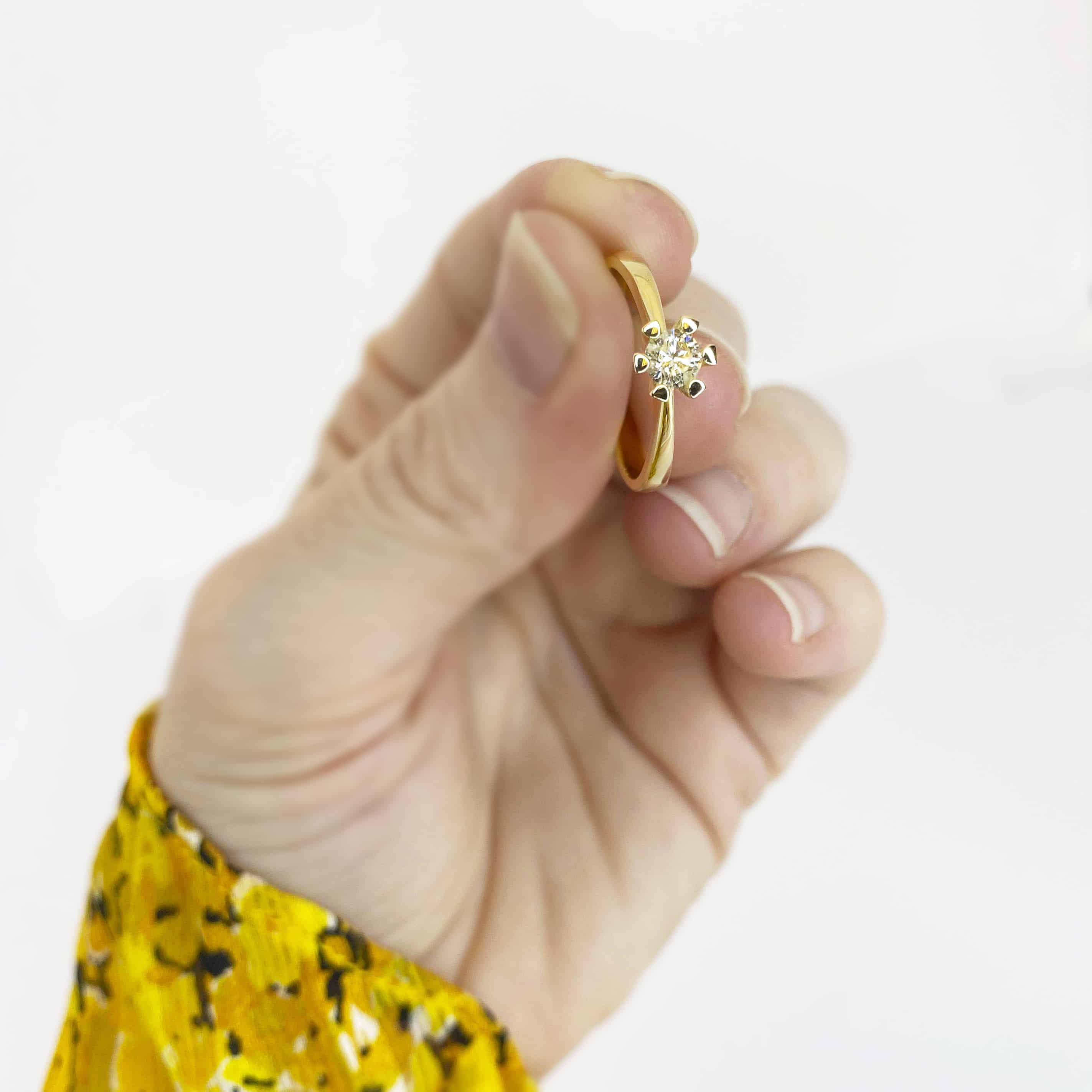 Scrouples Vida diamant ring 0,15 ct 8 kt guld 7813,15