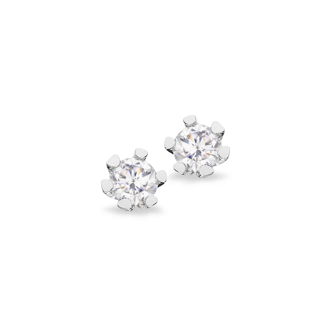 Scrouples Vida Øreringe 8 karat hvidguld med 0,30ct diamant 1814,30