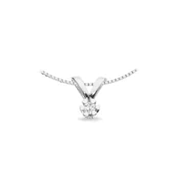Scrouples Vida Vedhæng 8 karat hvidguld med 0,03ct diamant 2814,03