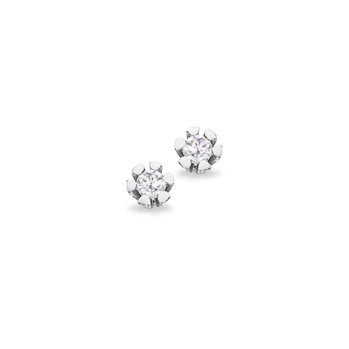 Scrouples Vida diamant ørestikker 0,06 ct 8 kt hvidguld 1814,06