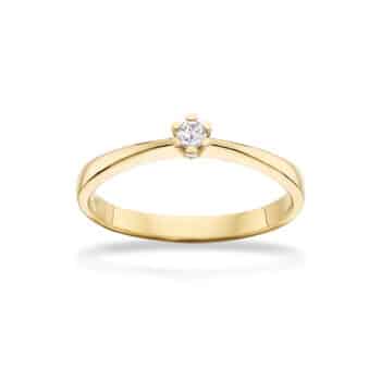 Scrouples Vida diamant ring 0,05 ct 8 kt guld 7813,05