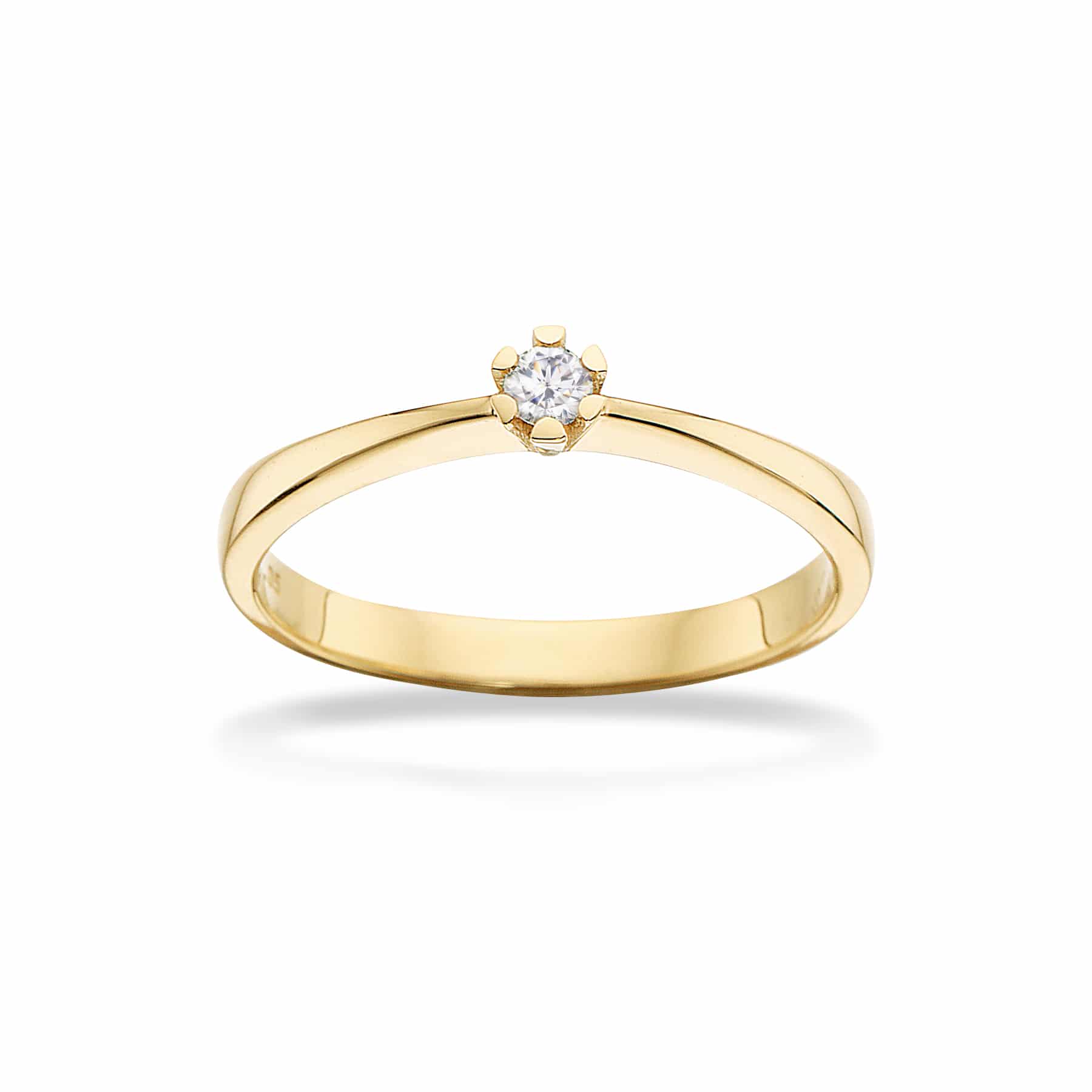 Scrouples Vida diamant ring 0,05 ct 8 kt guld 7813,05