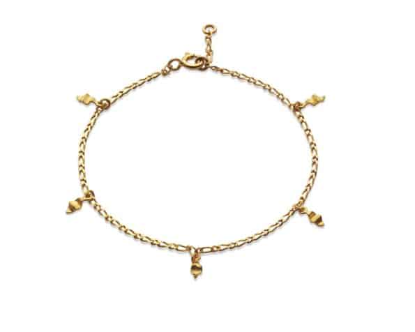 Maanesten UNA SMALL Armbånd Forgyldt 8518a