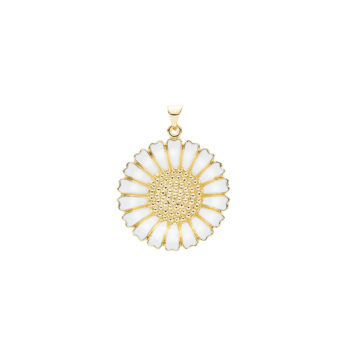 Lund Copenhagen Marguerit vedhæng 25 mm forgyldt 908025-M