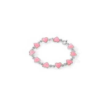 Pia og Per Rosa Hjerte Armbånd 22201