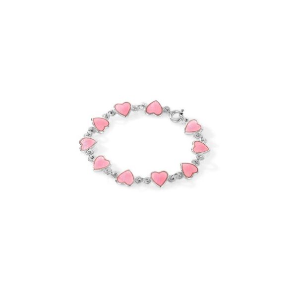 Pia og Per Rosa Hjerte Armbånd 22201