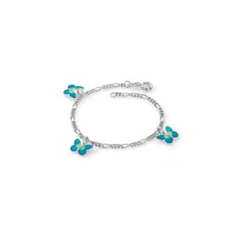 Pia og Per Turkis Sommerfugl Armbånd 32513