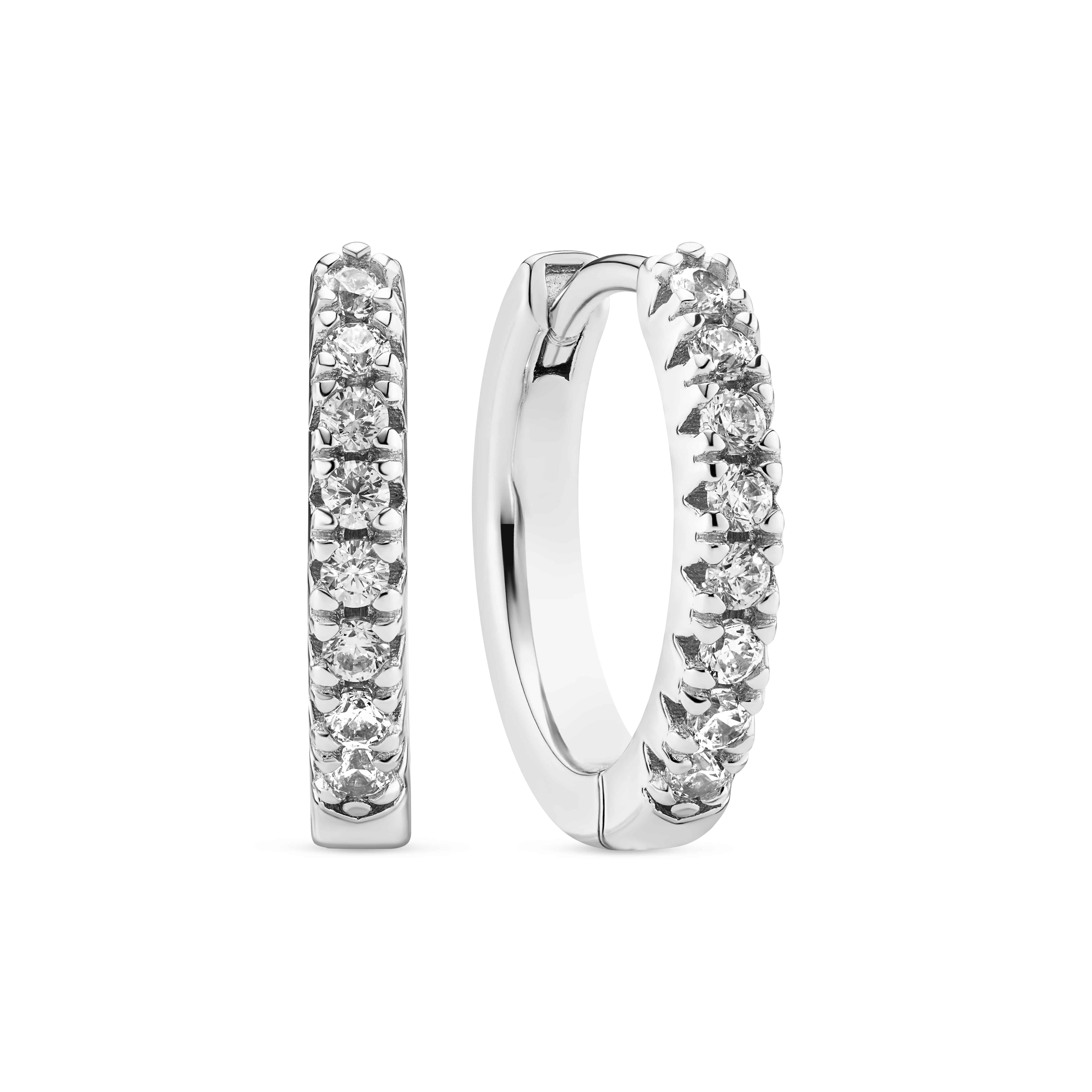 Sif Jakobs Ellera Medio Øreringe Sølv 14mm SJ-E2859-CZ