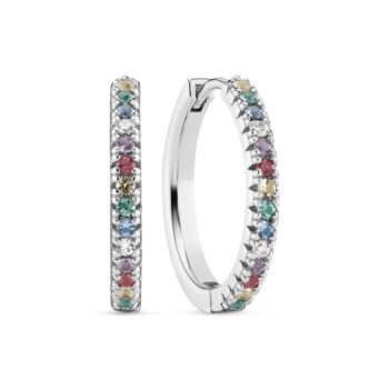 Sif Jakobs Ellera Grande Øreringe Sølv 20mm SJ-E2869-XCZ - hoops med click-lukning – nemme at tage af og på og perfekte til hverdagsbrug.