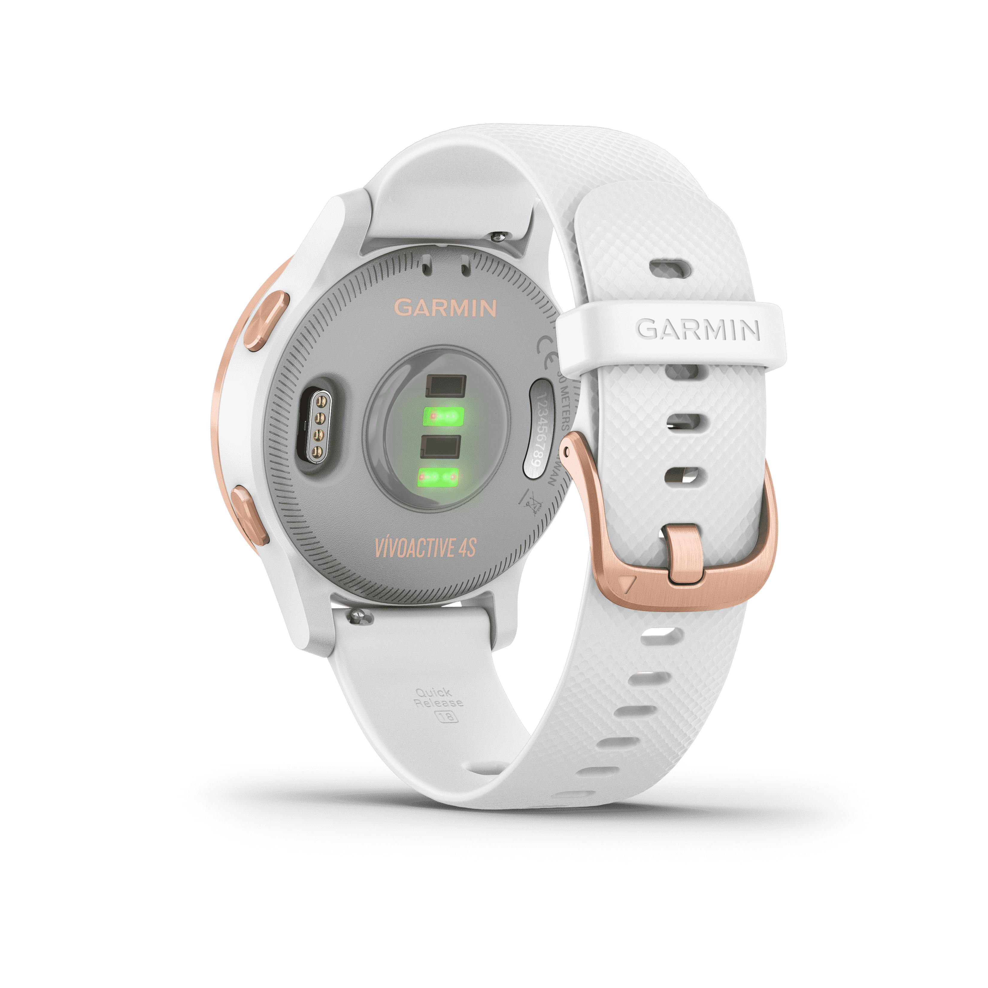 bold enkelt gang modstand Garmin VÍVOACTIVE 4S Hvid/Rosaguld 010-02172-22 — Guldsmed Lange