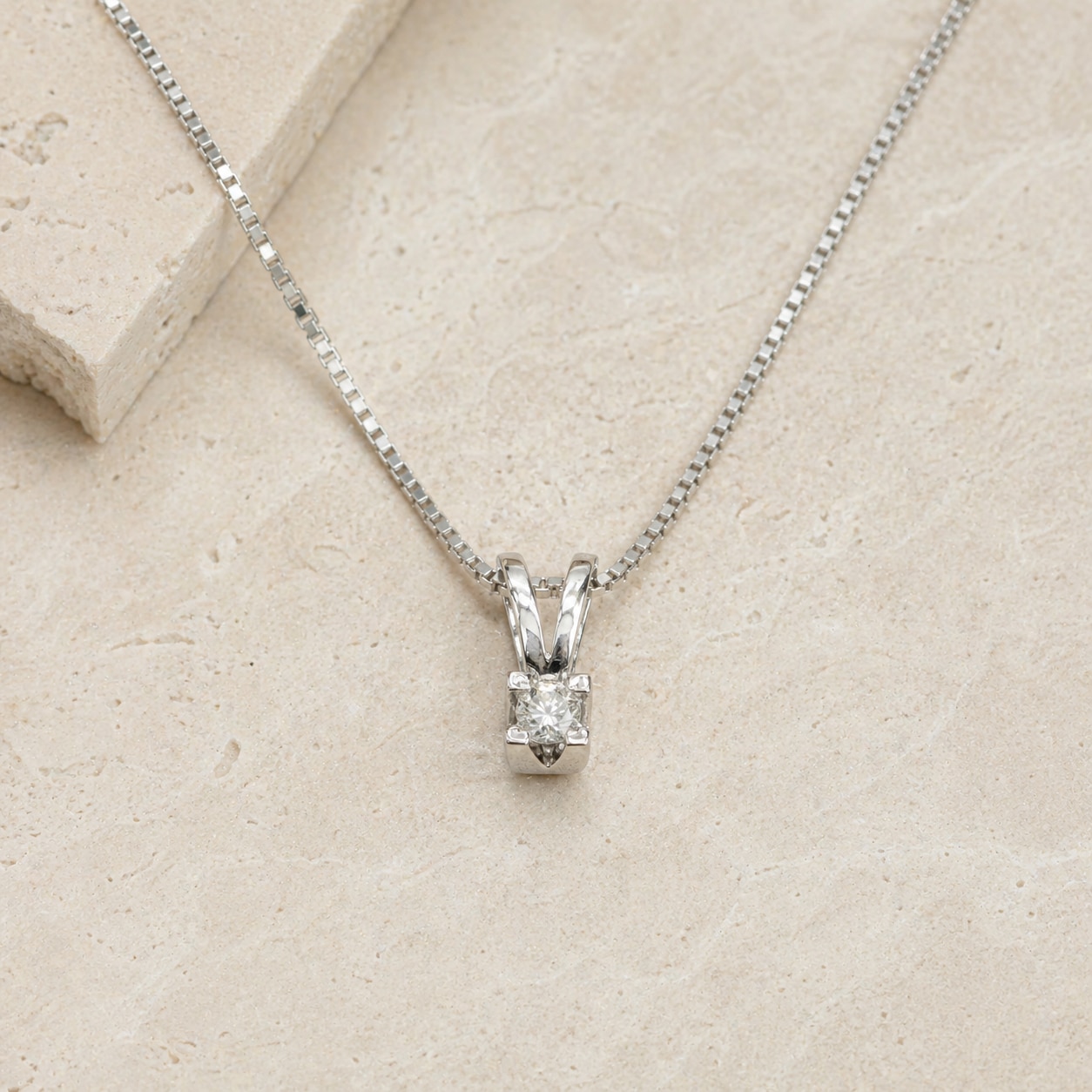 Scrouples Kleopatra diamant vedhæng med 0,05ct – 14 kt hvidguld – 2136,05 - Billede 2