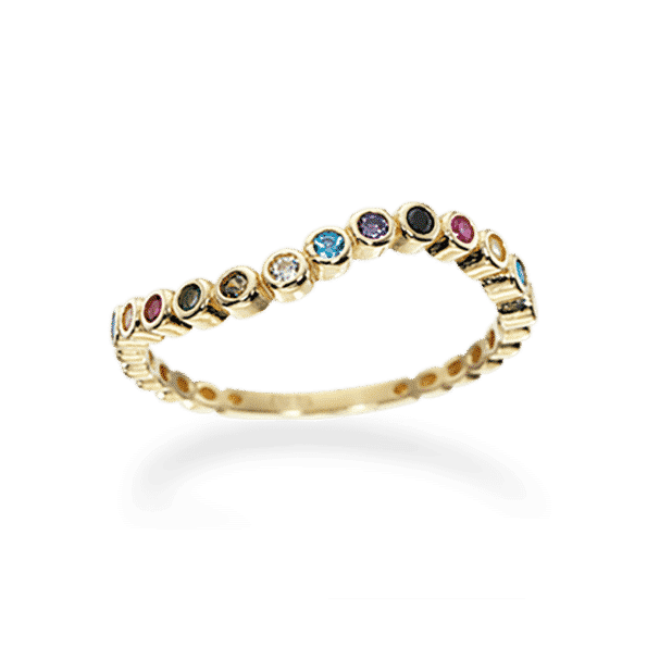 Scrouples 8kt RAINBOW Ring 712123