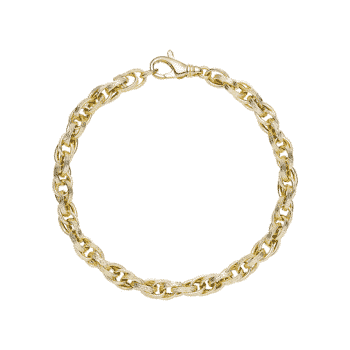 Lund Copenhagen SNOET RUSTIK Armbånd 8kt 3921419