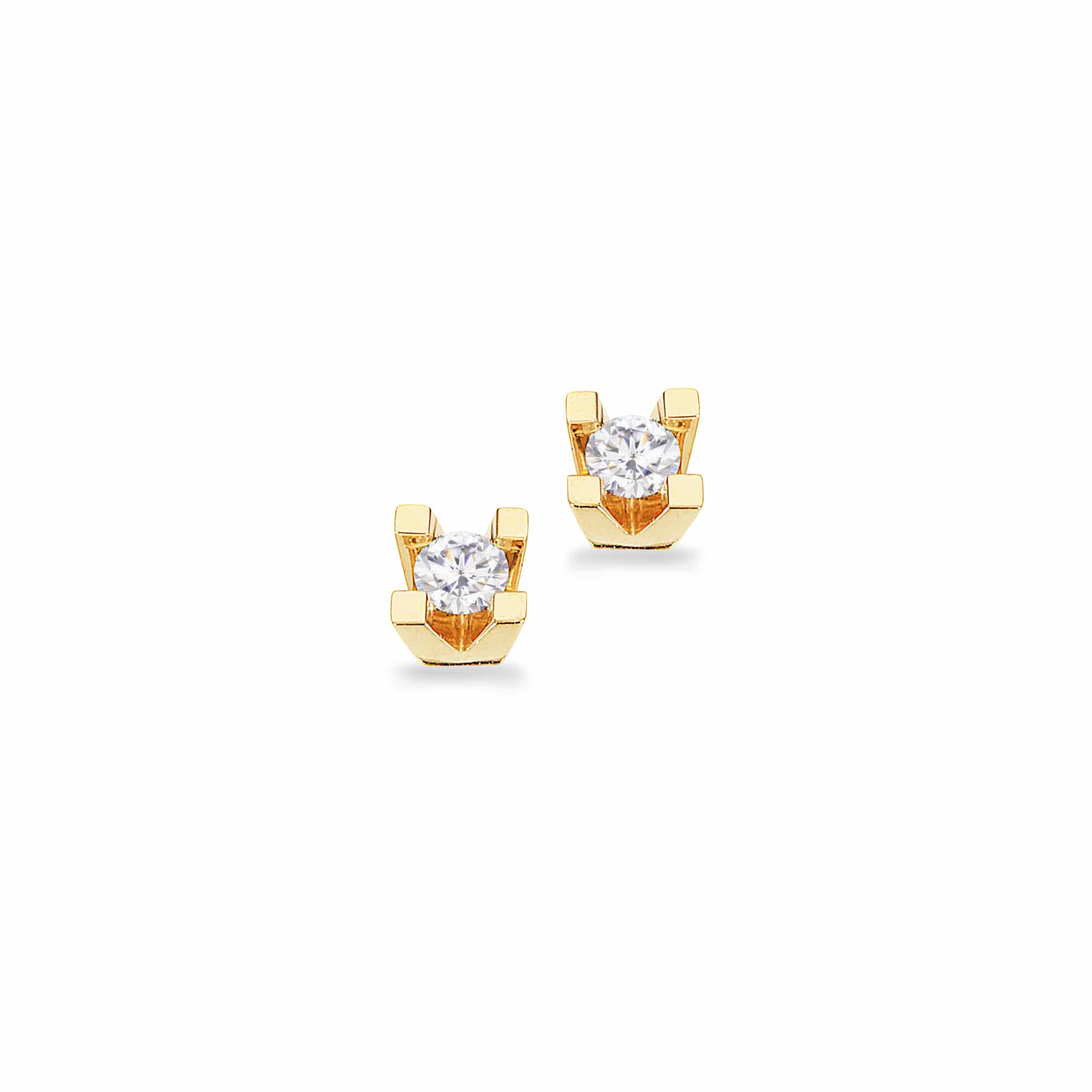 Scrouples Kleopatra Øreringe 14 karat guld med 0,10ct diamant 1135,10