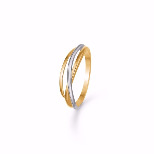 GULD/HVIDGULD Ring 8kt 8344/6/08