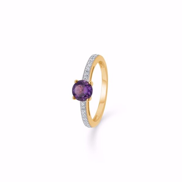 AMETYST Guldring 8kt 8356/6/08