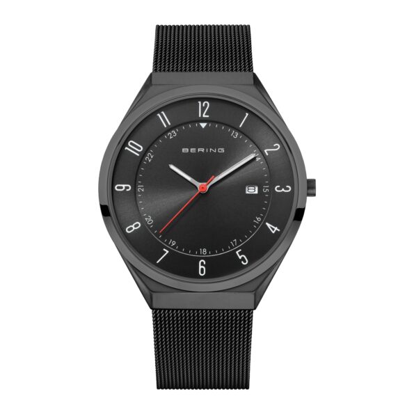 Bering ULTRA SLIM Herreur Børstet Sort 18740-222