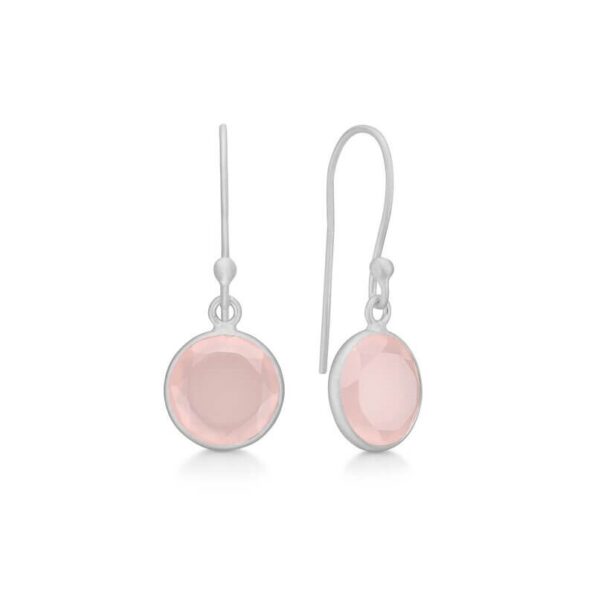 Frk. Lisberg CAT Øreringe Rosa Chalcedon 5176/925