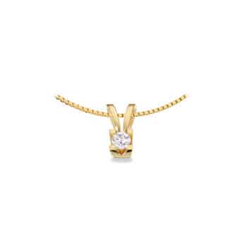 Scrouples Kleopatra Vedhæng 14 karat guld med 0,20ct diamant 2135,20