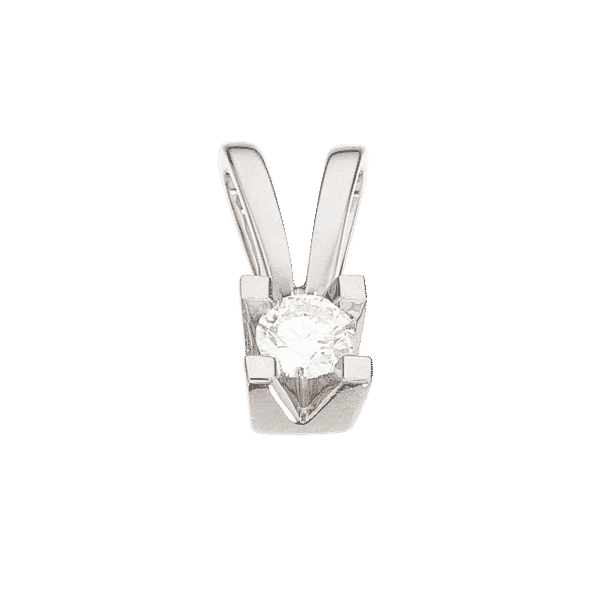 KLEOPATRA Vedhæng 14 Karat Hvidguld 0,15ct 2136,15