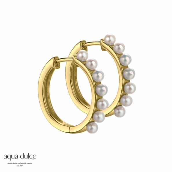 Aqua Dulce MAISY Creoler Forgyldt 4583