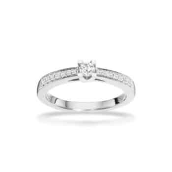 Scrouples Kleopatra Queen diamant ring 0,22 ct 14 kt hvidguld 7536,22