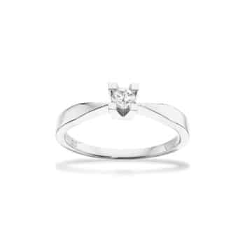 Scrouples Kleopatra diamant ring med 0,15 ct 14 kt hvidguld 7136,15