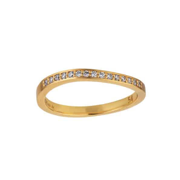 byBiehl OCEAN FLOW Band Sparkle Ring 5-4203a-GP
