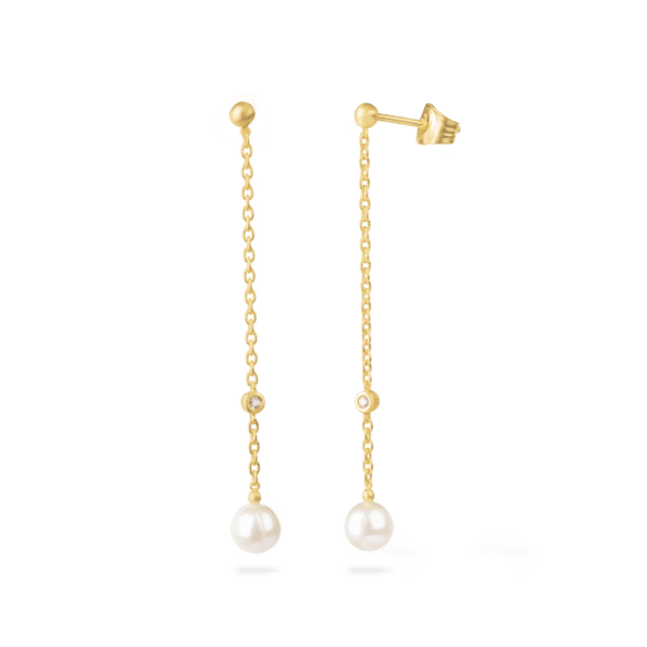 byBiehl COCO DANGLING PEARLS Øreringe 4-3305-GP