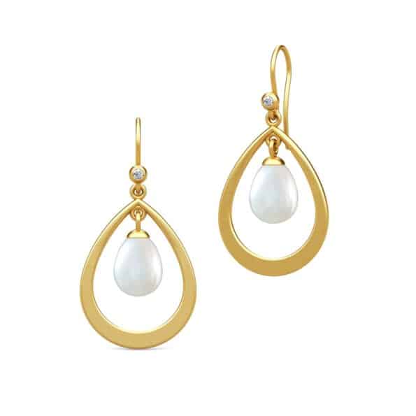 Julie Sandlau AFRODITE DROPLET Øreringe SDM84GDWHPLCZ