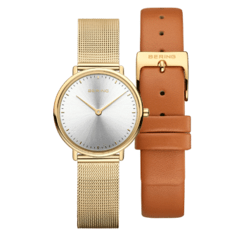 Bering Classic Ultra Slim - en slank skønhed med to looks - inklusiv udskiftelig lænke! 15729-530