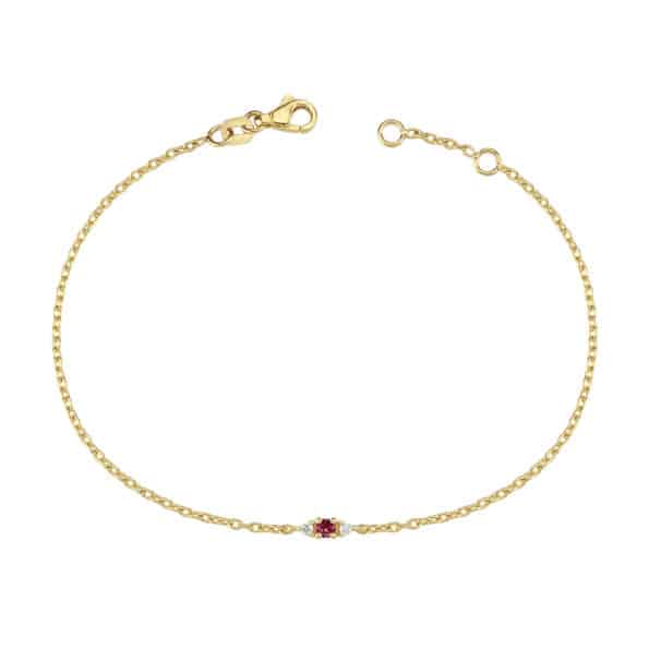 Nuran PETIT Rubin Armbånd B1110 RU 004