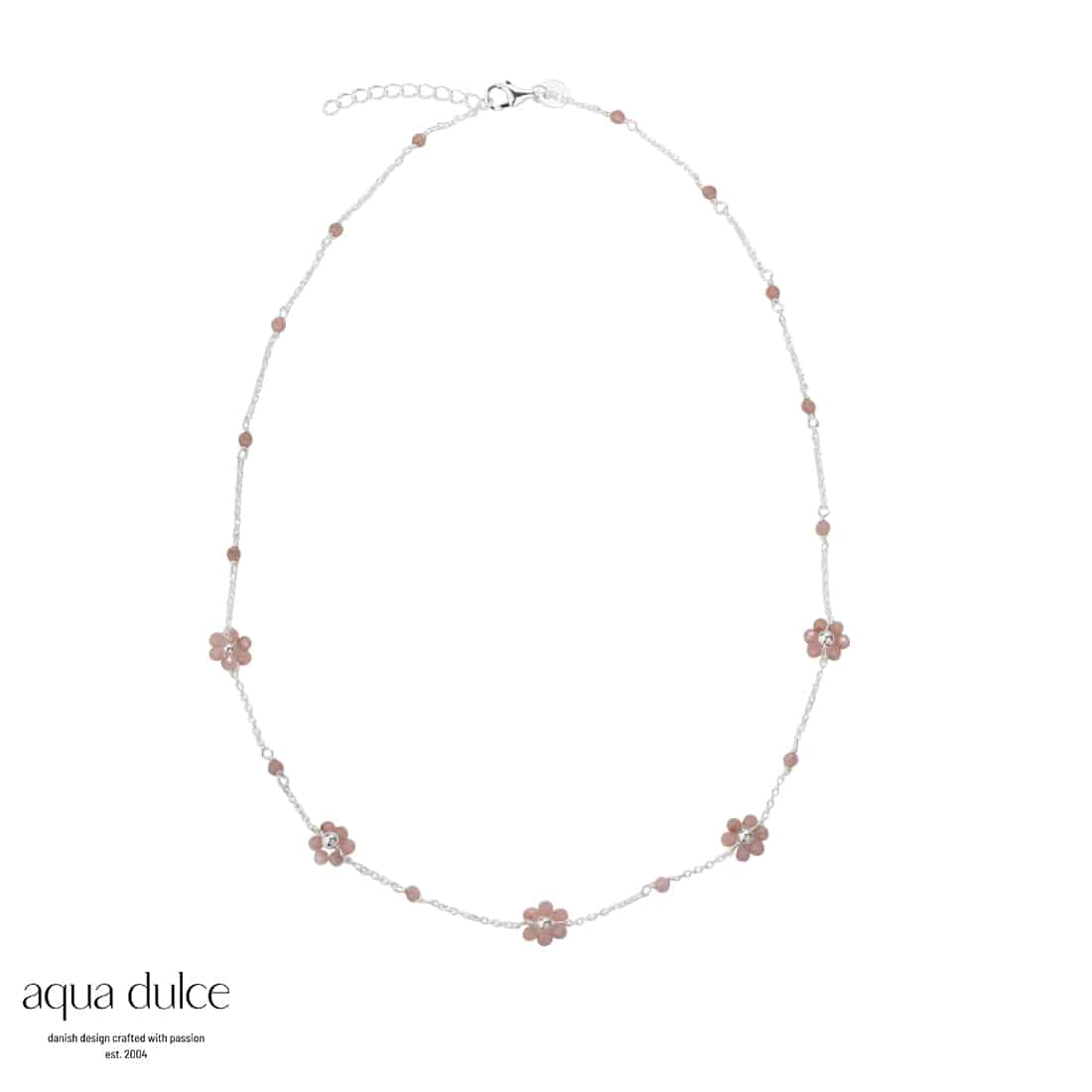 Aqua Dulce DAISY ROSE Halskæde 5008 — Guldsmed Lange