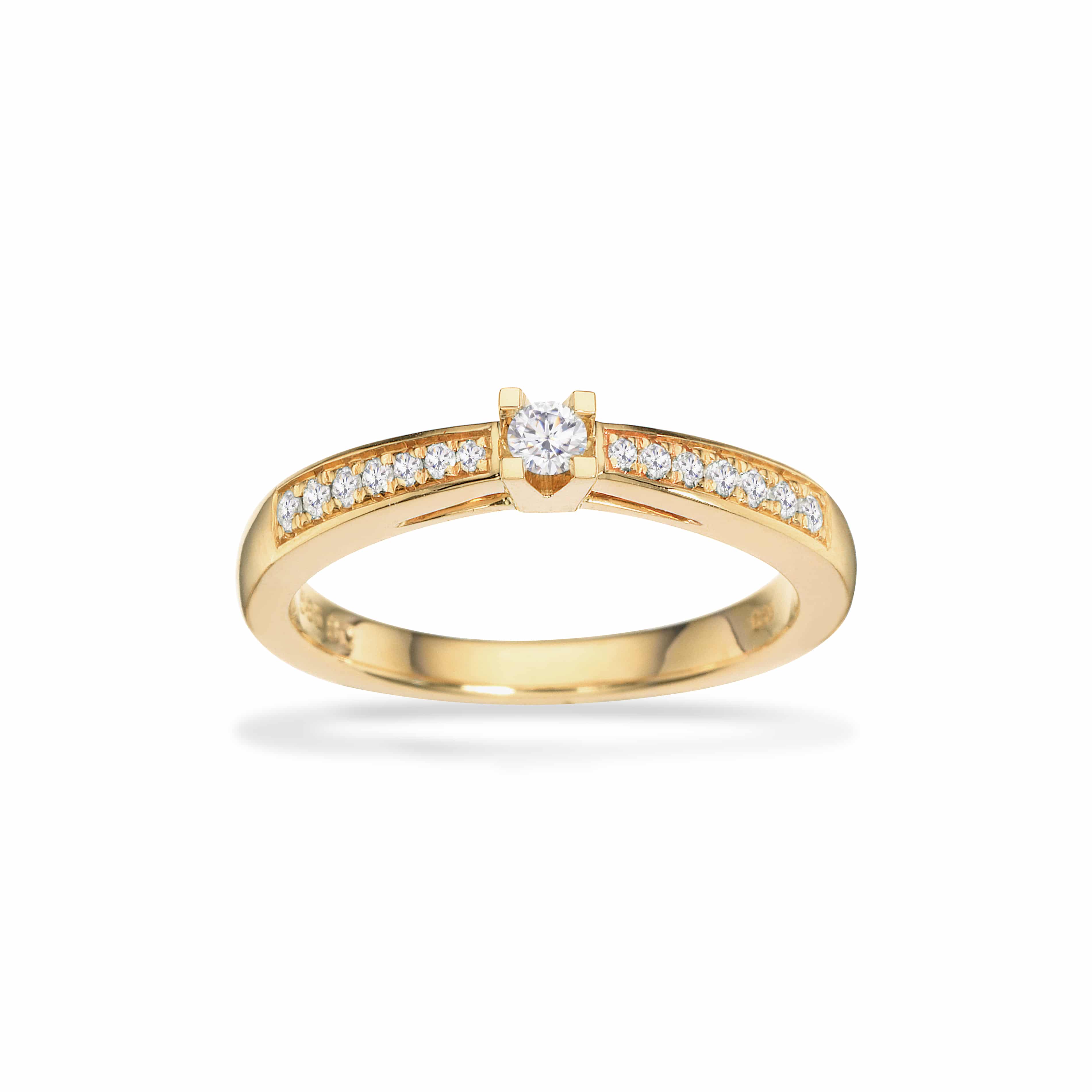 KLEOPATRA QUEEN Ring 14 Karat 0,15ct 7535,15