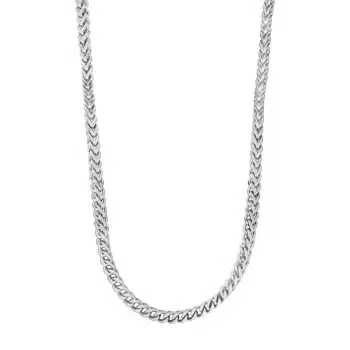 Stålkæde fra Son of Noa i rustfrit stål med blank box chain. Justerbar