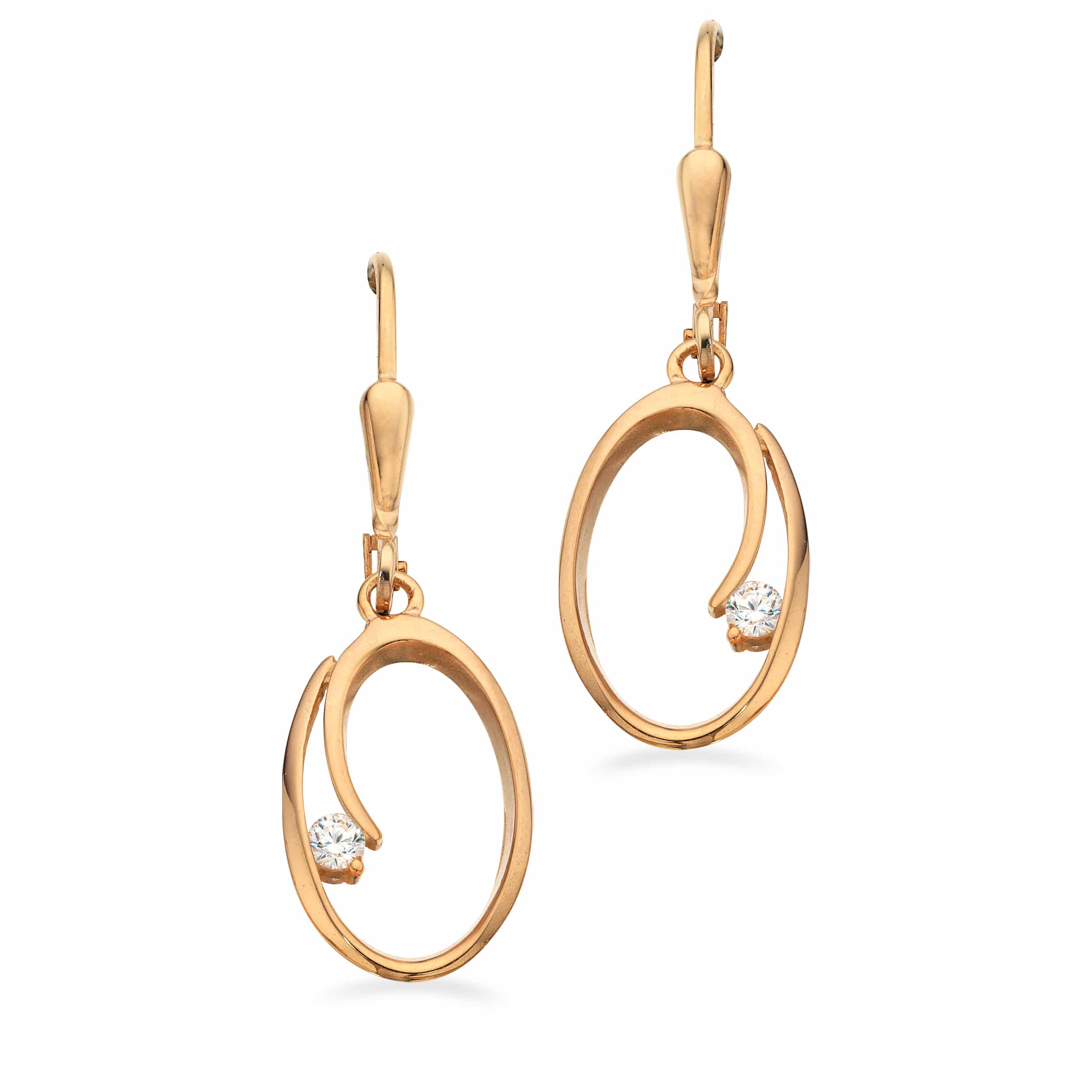 Scrouples OVAL Øreringe 8 karat 121713