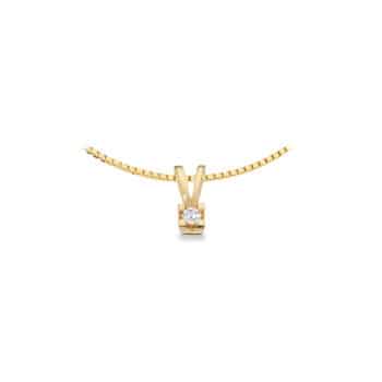 Scrouples Kleopatra Vedhæng 14 karat guld med 0,05ct diamant 2135,05