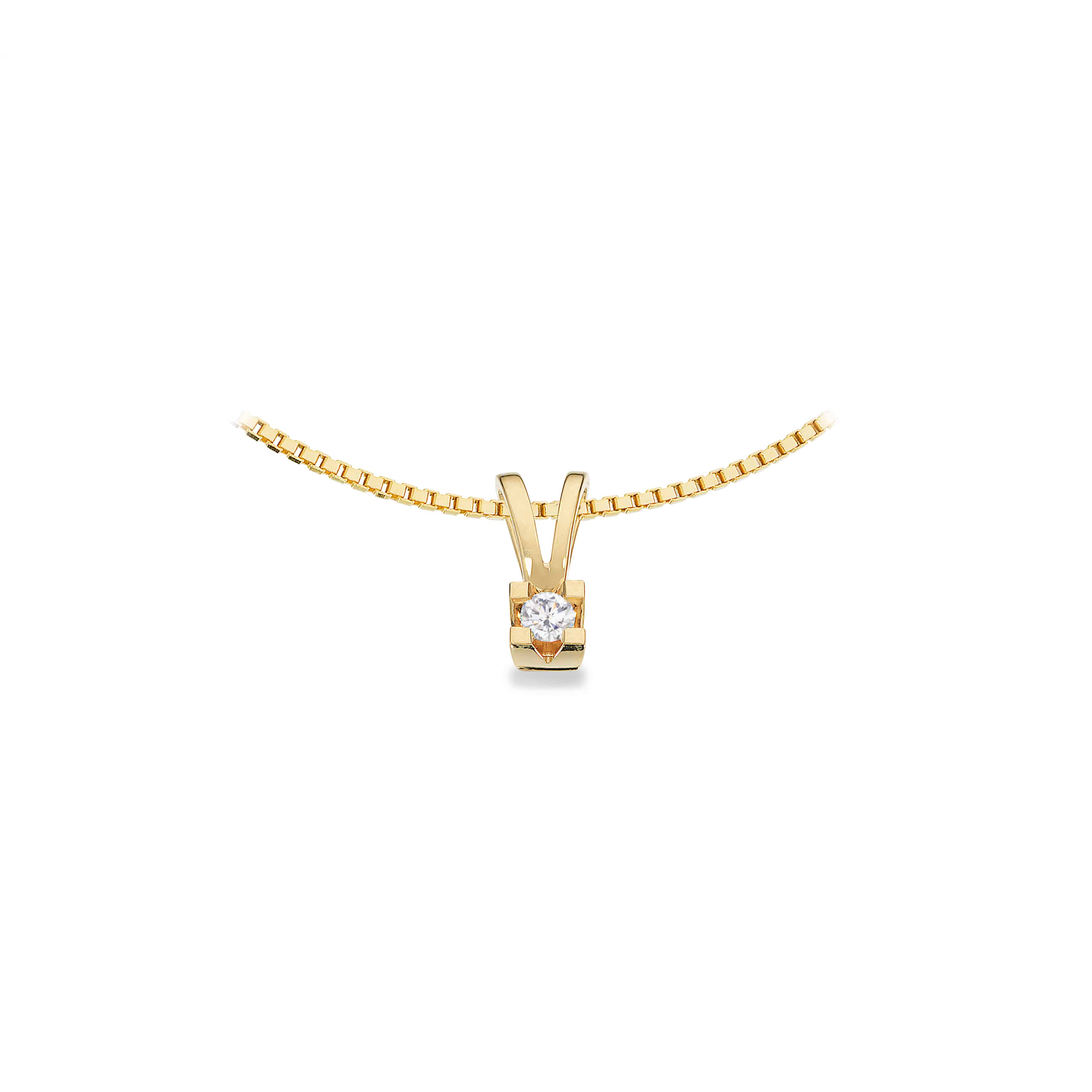Scrouples Kleopatra Vedhæng 14 karat guld med 0,05ct diamant 2135,05
