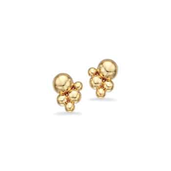 Scrouples Kugle ørestikker 8 kt guld 122833