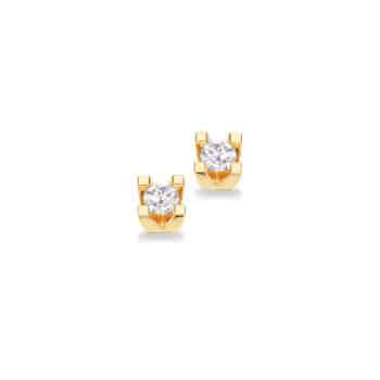 Scrouples Kleopatra Øreringe 14 karat guld med 0,15ct diamant 1135,15