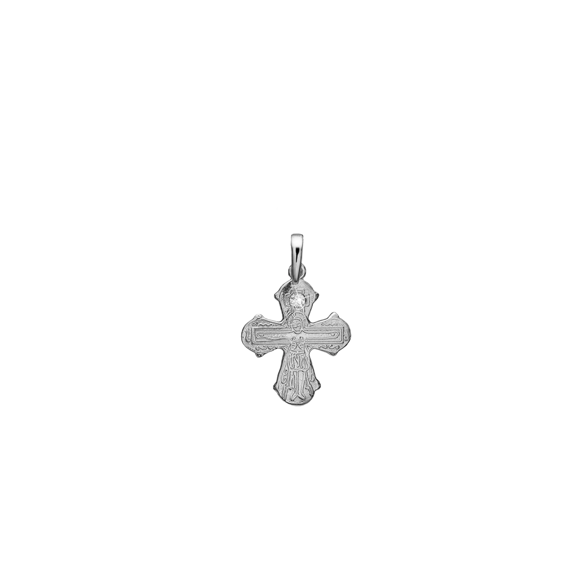 Aagaard Sølv Dagmarkors 0,03ct Labgrown Diamant 1680-KVS-01