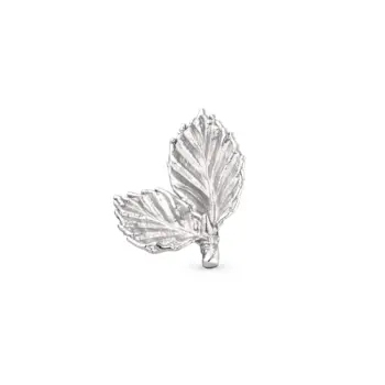 Klassisk Bøgeblad Pin / Broche i forgyldt sølv fra Flora Danica – 907.BL-PI-S