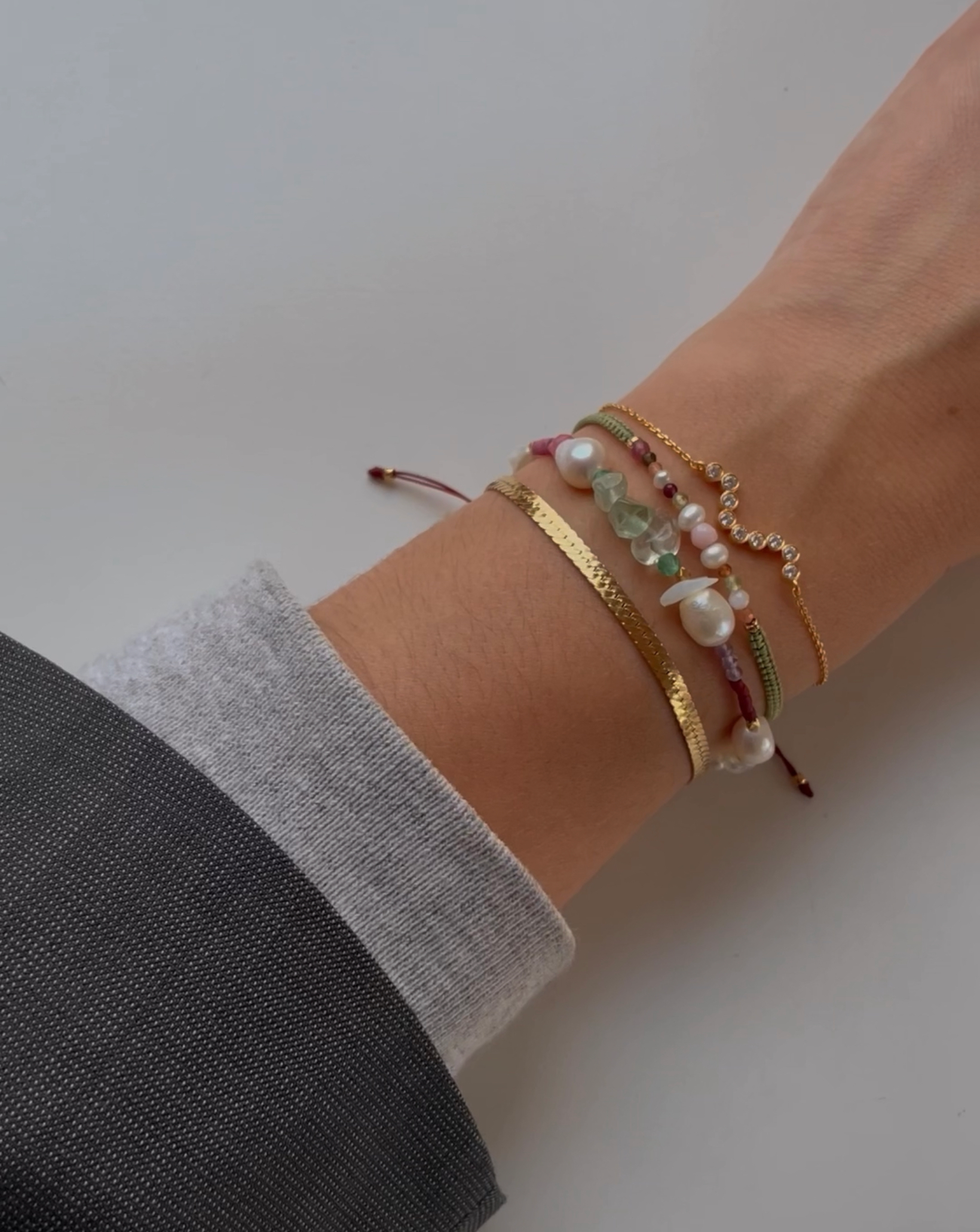 Stine A MIDNIGHT SPARKLE Armbånd 3191-02-OS - Billede 2