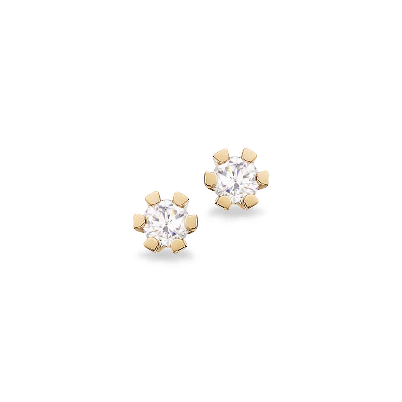 Scrouples Vida diamant ørestikker 0,15 ct 8 kt guld 1813,15