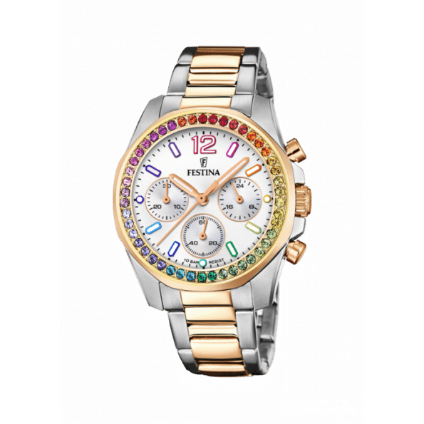 Festina Rainbow Dameur  20608/2 - den perfekte kombination af farver og stil!