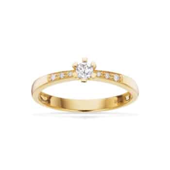Scrouples Vida Darling diamant ring 0,14 ct 8 kt guld 7823,14