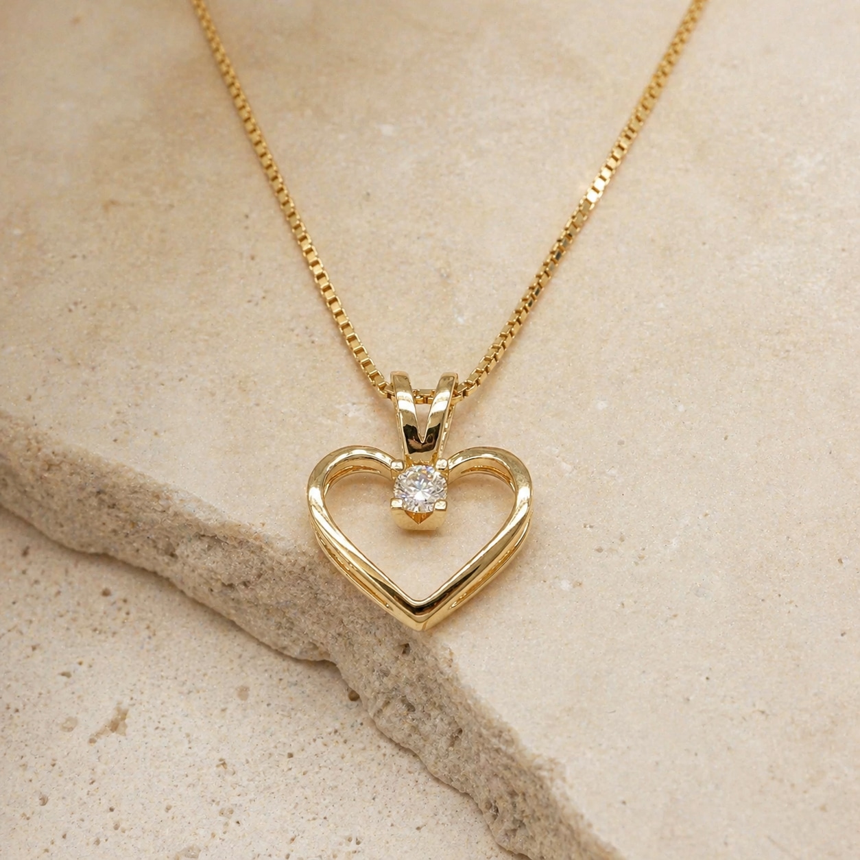 rouples Kleopatra Diamant hjertevedhæng 0,10 ct 14 kt. guld 2125,10