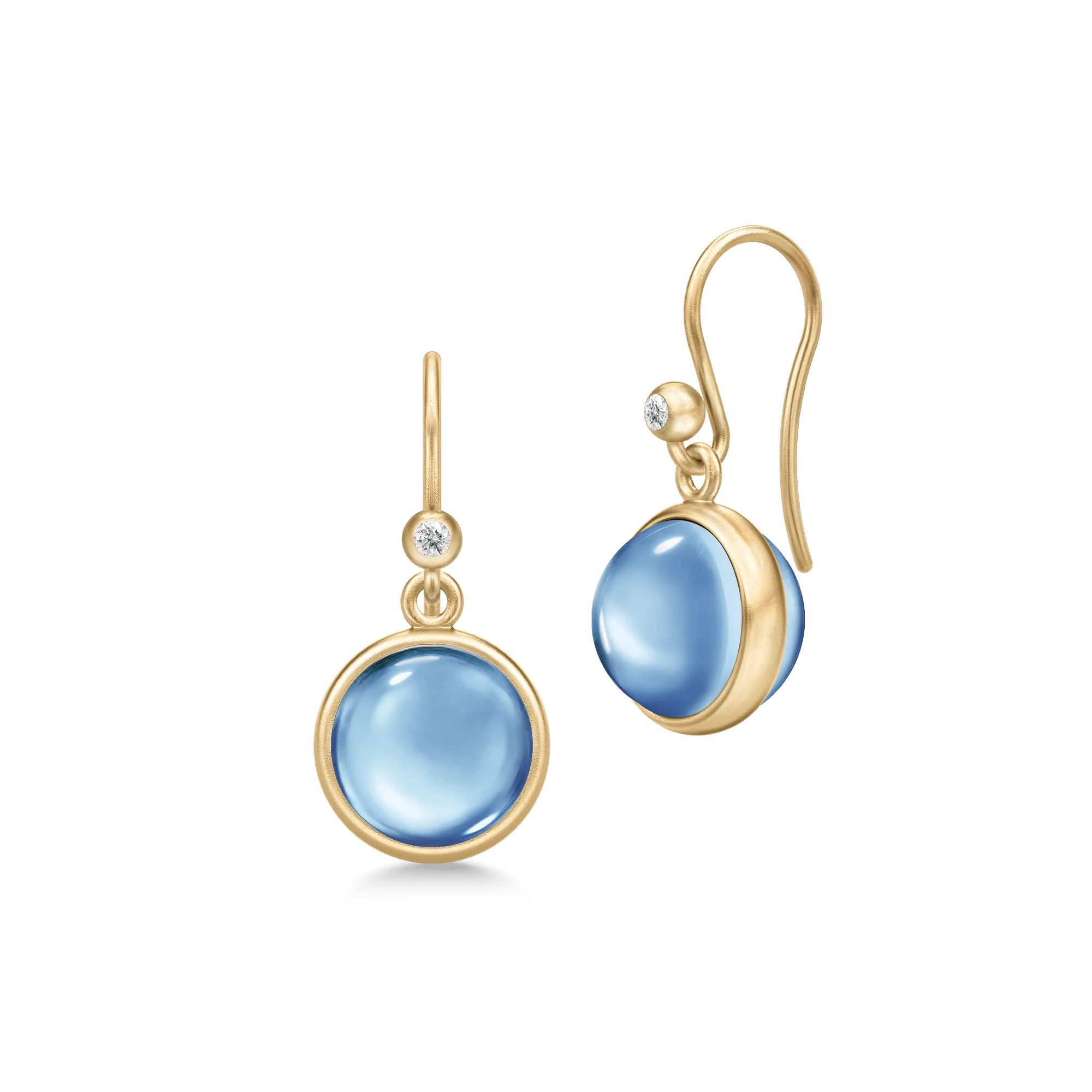 Julie Sandlau Prime Øreringe Ice Blue HKS181GDIBCRCZ